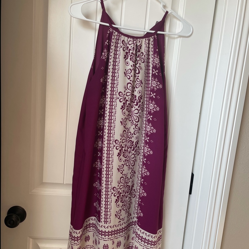 High next purple dress